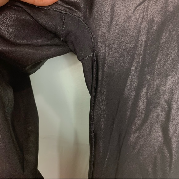 Spanx Faux Leather Plus Size 2XL Black 2437P - Picture 12 of 13